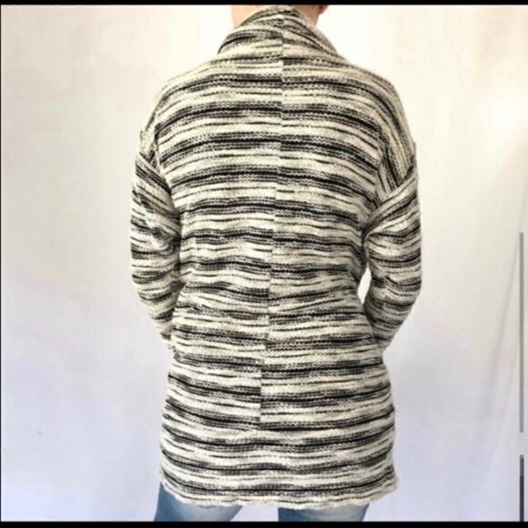 ANTHROPOLOGIE DOLAN VERONA MARBLED KNIT OPEN CARDIGAN WITH POCKETS - Picture 5 of 5